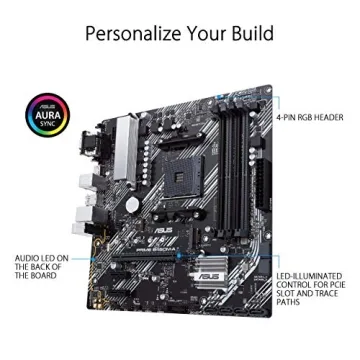 ASUS Prime B550-PLUS AM4 Micro ATX Motherboard with RGB
