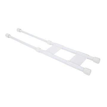 Camco RV Cupboard Double Bar | Adjustable Tension Bars