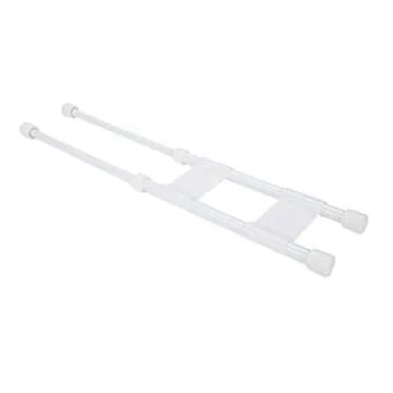 Camco RV Cupboard Double Bar | Adjustable Tension Bars