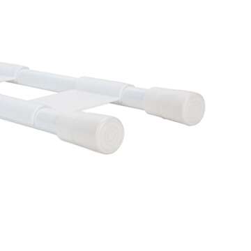 Camco RV Cupboard Double Bar | Adjustable Tension Bars