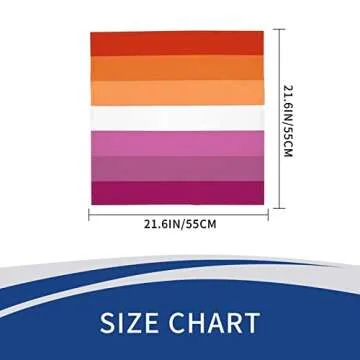 HaoWangRQ Pride Flag Bandana Multifunctional Face Mask