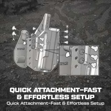 Bravo Concealment Paddle Attachments for Effortless OWB Carry