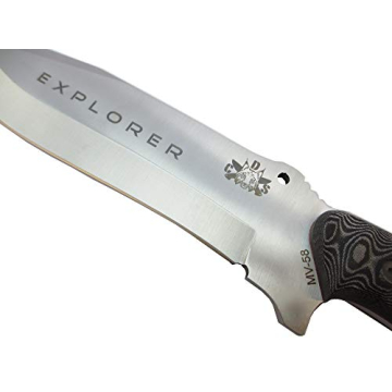 EXPLORER Bushcraft Survival Knife with Multi-Position Sheath