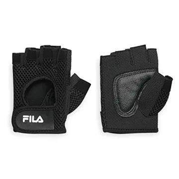 FILA Accessories Exercise Gloves - Classic Fitness Workout Gloves for Men & Women | Padded Palm Brea...