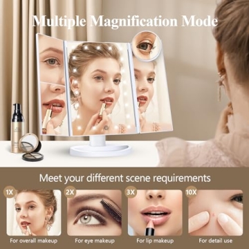 LED Makeup Vanity Mirror for Women – Perfect Gift