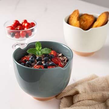 GBHOME Ceramic Ramen Bowls with Chopsticks, Japanese Cute Ramen Bowls Set of 2 for Ramen,Soup,Pho,Noodles, House-warming Wedding Birthday Gift, Microwave & Dishwasher Safe, 20 Ounces