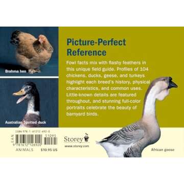 Poultry Breeds: The Pocket Guide to 104 Essential Breeds of Chickens, Ducks, Geese, and Turkeys