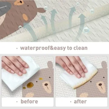 UANLAUO Foldable Baby Play Mat for Fun & Safety