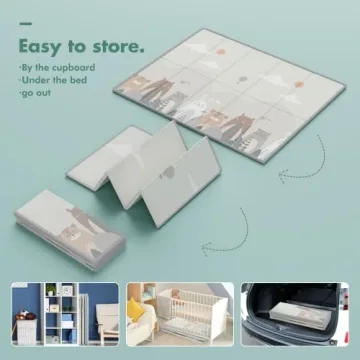 UANLAUO Foldable Baby Play Mat for Fun & Safety