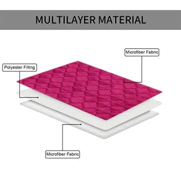 Kozy Home Sofa Cover Reversible Quilted Moroccan Styled Slipcover, Durable Tear and Stain Resistant Furniture Protector Washable Couch Covers for Dogs Pets Kids Children Cats (Burgundy/Beige, Sofa)