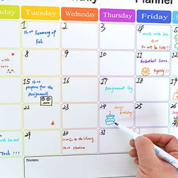 TWOHANDS Dry Erase Markers Ultra Fine Tip,0.7mm,Low Odor,Extra Fine Point,11 Assorted Colors,Whiteboard Markers for School,Office,Home,or Planning Whiteboard,12 Count,20529