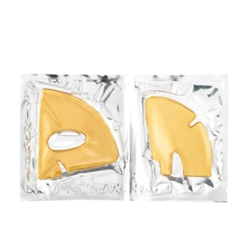 MZ SKIN | HYDRA-LIFT GOLDEN FACIAL TREATMENT MASK | Pack of 5 | Skin Care Face Mask | Vitamin C | Hyaluronic Acid | Collagen