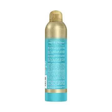 OGX Revitalize + Argan Shine Extra Strength Dry Oil Conditioning Mist with Argan Oil & Silk Proteins, Light Nourishing Hair Treatment to Soften Hair & Add Luminous Shine, 5 Ounce