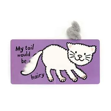 Jellycat If I were a Kitty: A Baby Touch and Feel Board Book Children's Book - Baby Gift