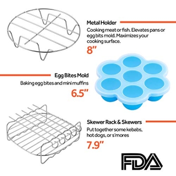 COSORI Air Fryer Accessories Set of 6 - Must-Have Kitchen Tools