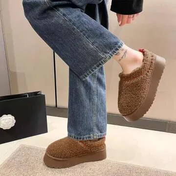 Stylish KIFIWUI Women's Cozy Mini Boots for Winter