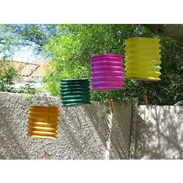Vibrant DMtse Mix Colour Paper Lanterns for Celebrations