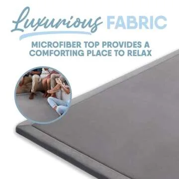 MICRODRY Memory Foam Area Rug - Soft and Anti-Skid