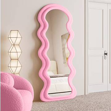 BOJOY Stunning Full Length Wavy Mirror for Any Space