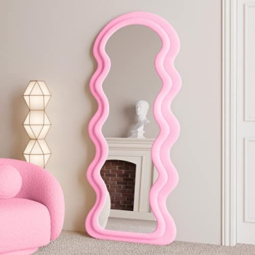 BOJOY Stunning Full Length Wavy Mirror for Any Space