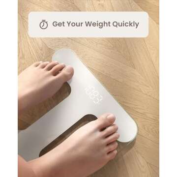 RENPHO Body Weight Scale - Accurate & Stylish Bathroom Scale