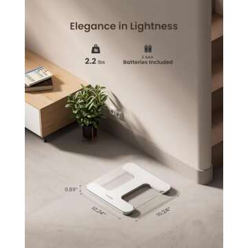RENPHO Body Weight Scale - Accurate & Stylish Bathroom Scale