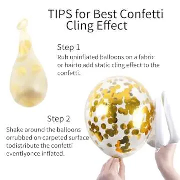 RUBFAC Royal Blue Gold Balloon Garland Arch Kit