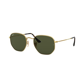 Ray-Ban Hexagonal Sunglasses - Gold/G-15 Green 51mm
