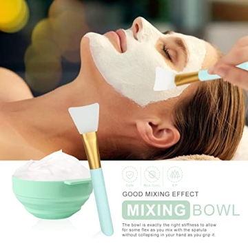 Plazuria 5-in-1 Face Mask Mixing Bowl Set for Skincare