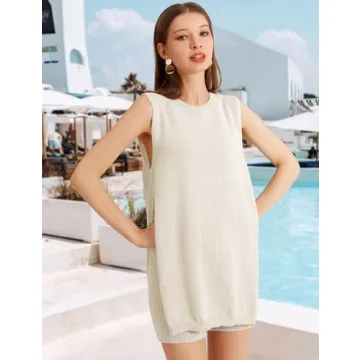 Yimoon Women’s Stylish Summer Sweater Set for Beach Fun