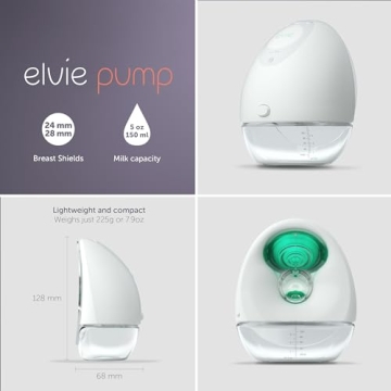 Elvie Breast Pump Portable Hands-Free Solution Efficient