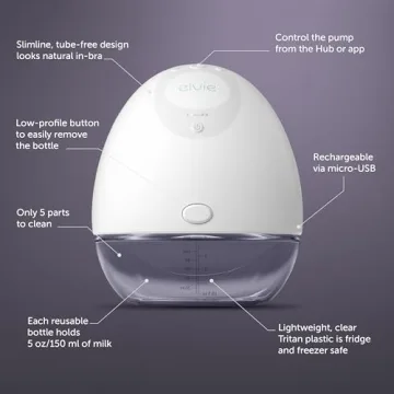 Elvie Breast Pump Portable Hands-Free Solution Efficient