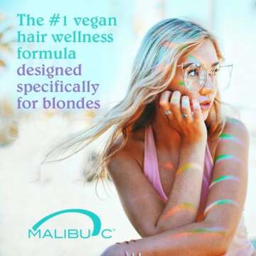 Malibu C Blondes Collection - Blonde Shampoo and Conditioner Set - Protects and Preserves Color Vibr...