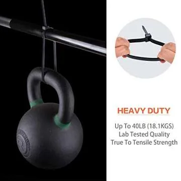 Zip Ties Assorted Sizes 700 Pack 4+6+8+10+12 Inch Cable Ties Heavy Duty 40lbs Plastic Wire Ties UV R...