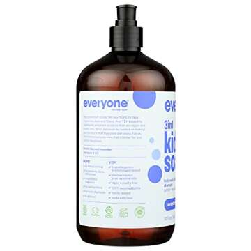 Everyone 3-in-1 Kids Soap Lavender Lullaby 32 Ounce Eco Cleanser