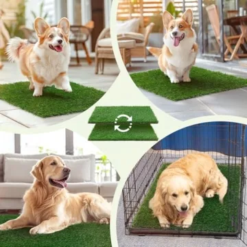 LOOBANI Artificial Grass Pee Pads for Easy Dog Training