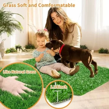 LOOBANI Artificial Grass Pee Pads for Easy Dog Training