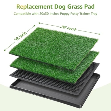 LOOBANI Artificial Grass Pee Pads for Easy Dog Training
