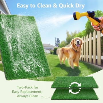 LOOBANI Artificial Grass Pee Pads for Easy Dog Training