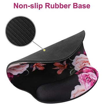 iLeadon Ergonomic Mouse Pad with Wrist Support and Design