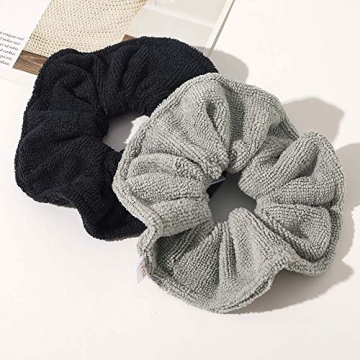Ivyu Microfiber Hair Drying Scrunchies Fast Absorb Anti-Frizz