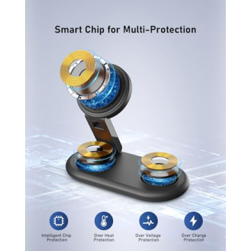 3 in 1 Charging Station for Apple Devices - Fast & Compact