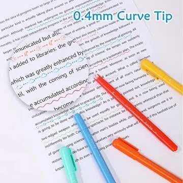 AECHY Dual Tip Colored Pens for Creative Journaling