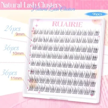 Natural Lash Clusters 9-11MM - 96pcs by Ruairie