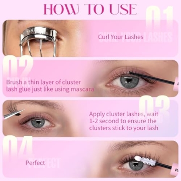 Natural Lash Clusters 9-11MM - 96pcs by Ruairie
