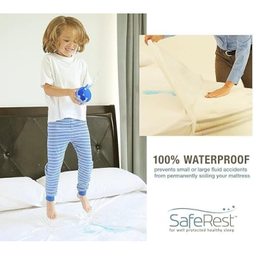 SafeRest Waterproof Pillow Protector for Sustainable Sleep