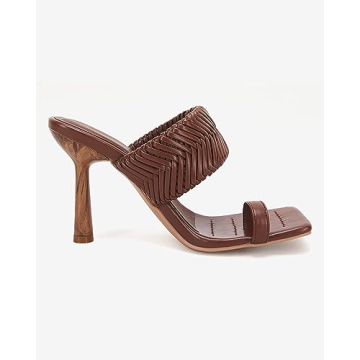 VETASTE Braided Heeled Mule Sandals for Every Occasion