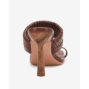 VETASTE Braided Heeled Mule Sandals for Every Occasion