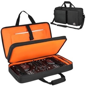 LEFOR·Z DJ Controller Case Compatible with Pioneer DDJ-FLX4/DDJ-REV1/DDJ-400/DDJ-SB3/DDJ-RB,Padded ...