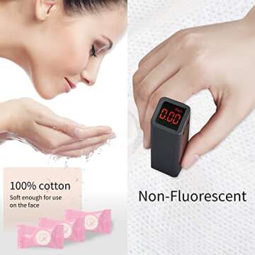 Colorlife Compressed Towels 100 PCS Disposable Portable Face Towel Mini Tablets Cotton Coin Tissue for Travel, Hiking, Camping, Sport, Beauty Salon, Home Hand Wipes and Other Outdoor Activities Pink